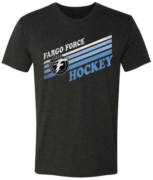 Force Hockey Vintage Black Lines T-Shirt