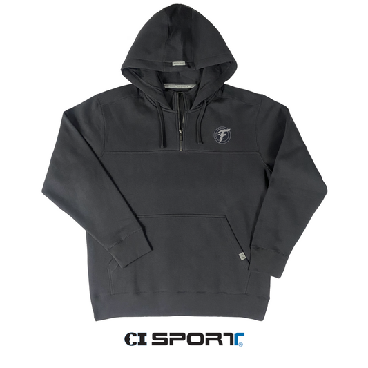 CI Sport Summit 1/4 Zip Hood - Slate