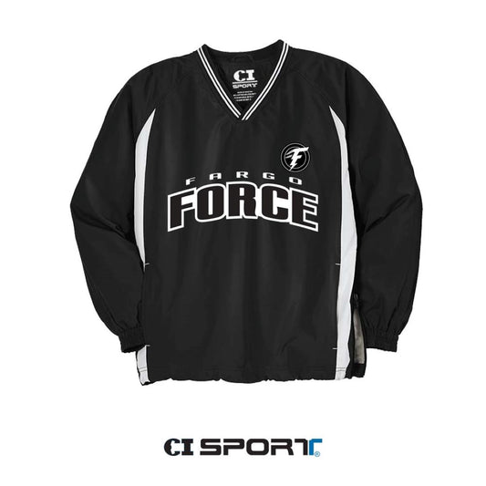 Sport-Tek Raglan Wind Shirt - Black