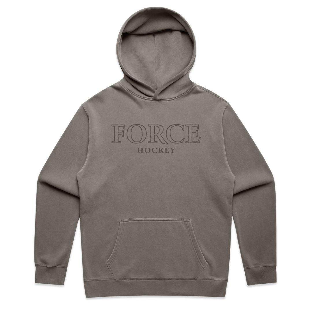 Embroidered Relax Faded Hood