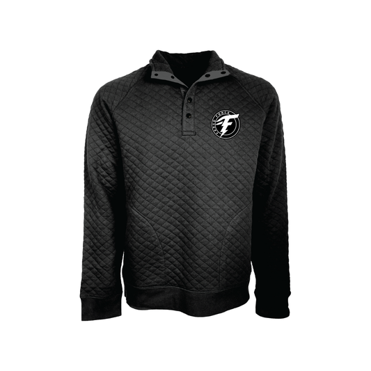 Blue 84 Quilted Fleece Snap Pullover